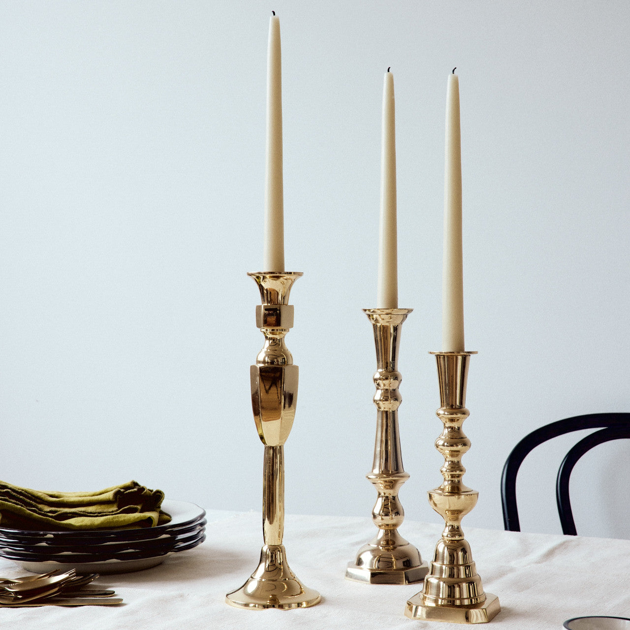 Georgian Candlestick, No. 4, Brass