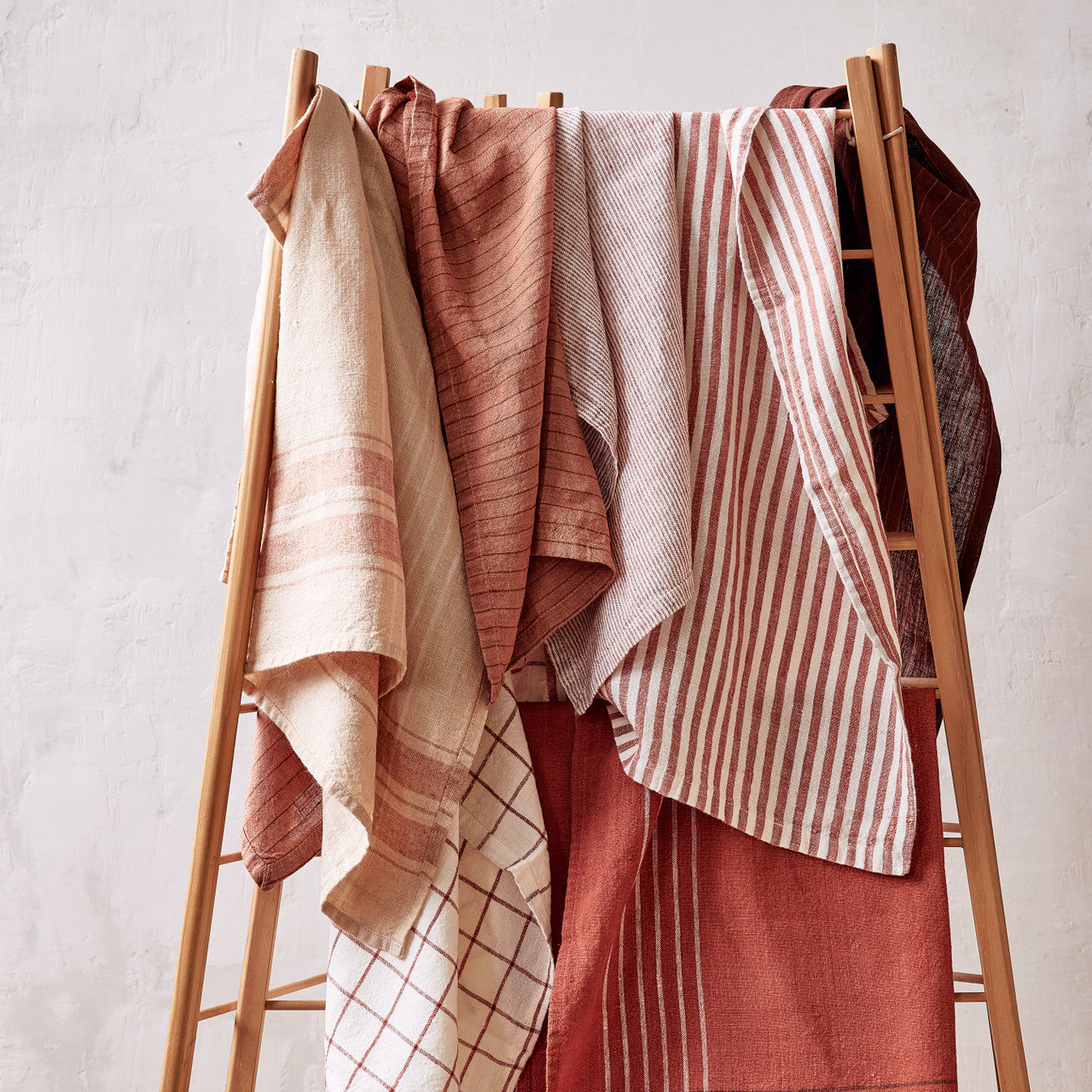 Essential Linens Graphic, Clay, Set/2