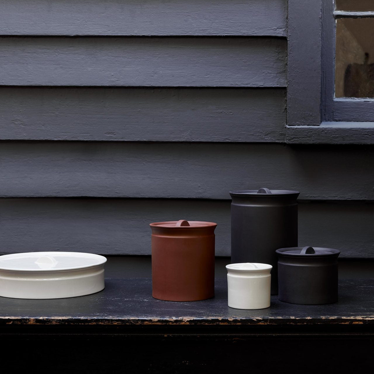 TERRA COTTA LARDER CROCK 5.5