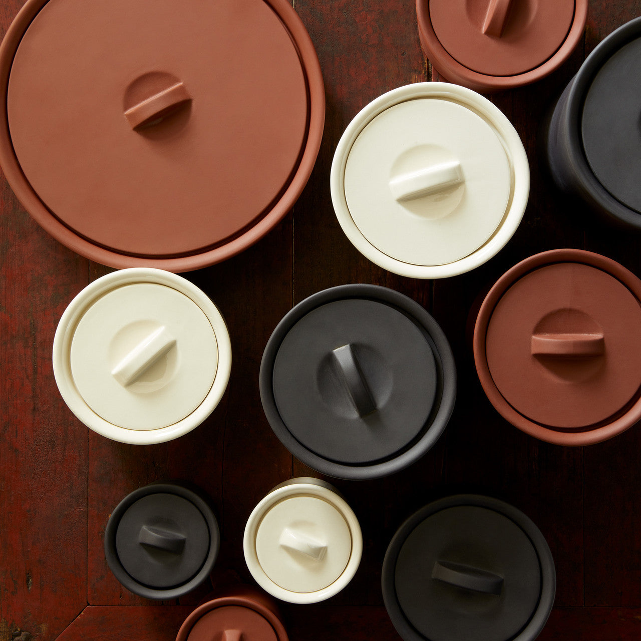 TERRA COTTA LARDER CROCK 3.5