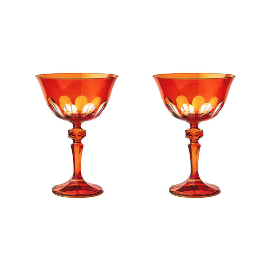 Rialto Glass Coupe Set/2, Lolita