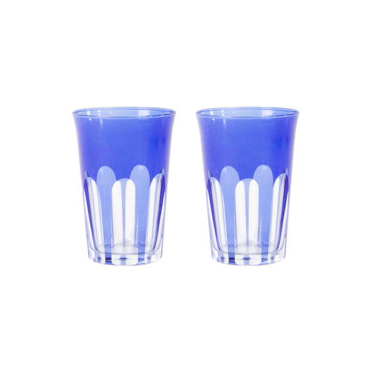 Rialto Glass Tumbler Set/2, Moon Glow