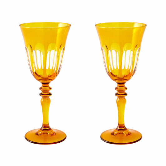 Rialto Glass Wine Set/2, Ginger