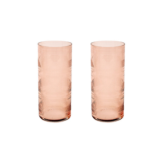 Scribe Milano Highball Set/2, Currant