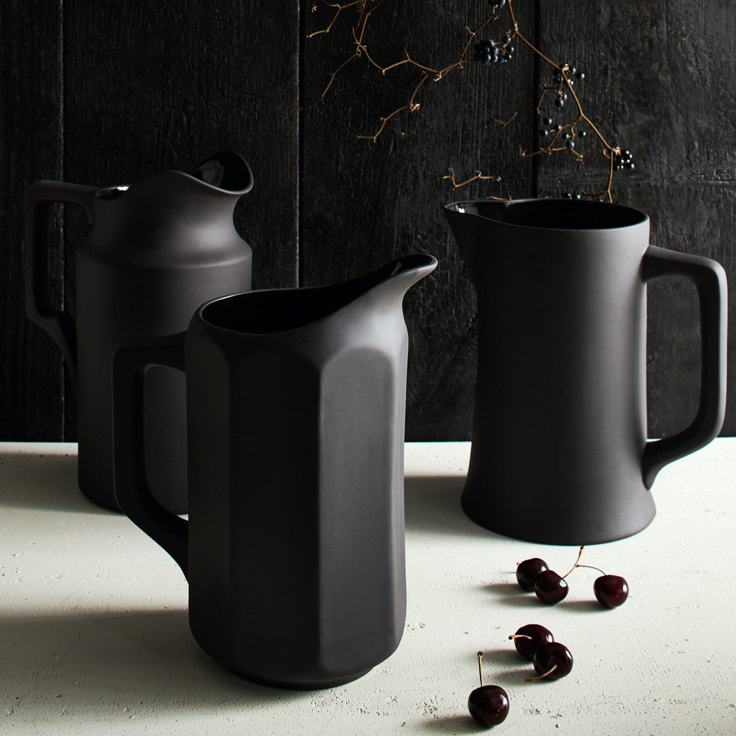 Black Still Life Pitcher, No. 3