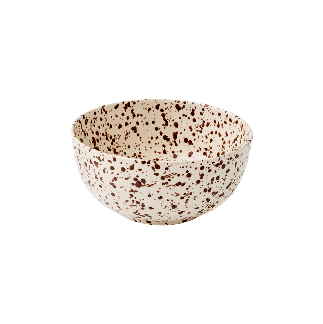 Splatterware Serving Bowl, Cacao