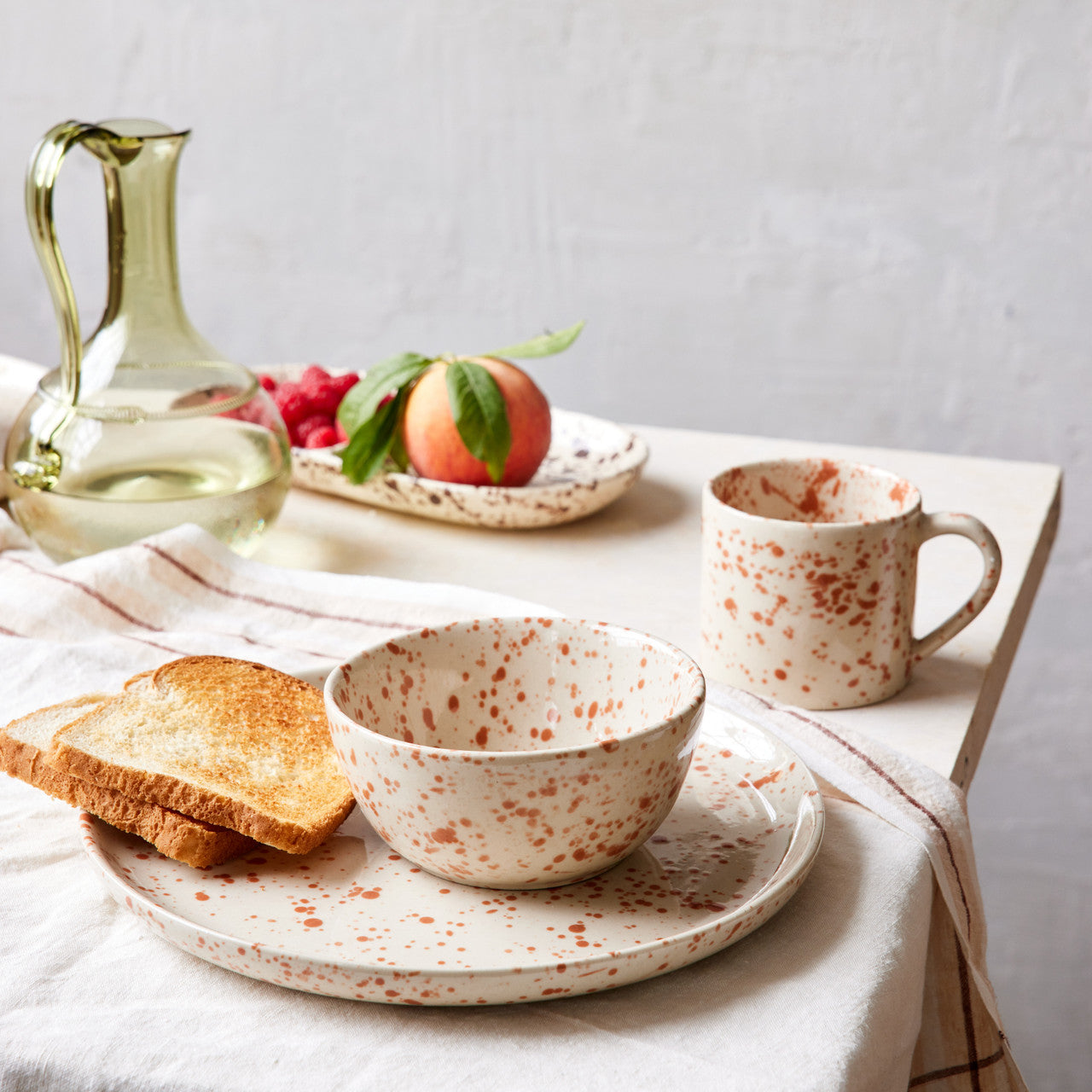 Splatterware Bowls Set of 4, Terra