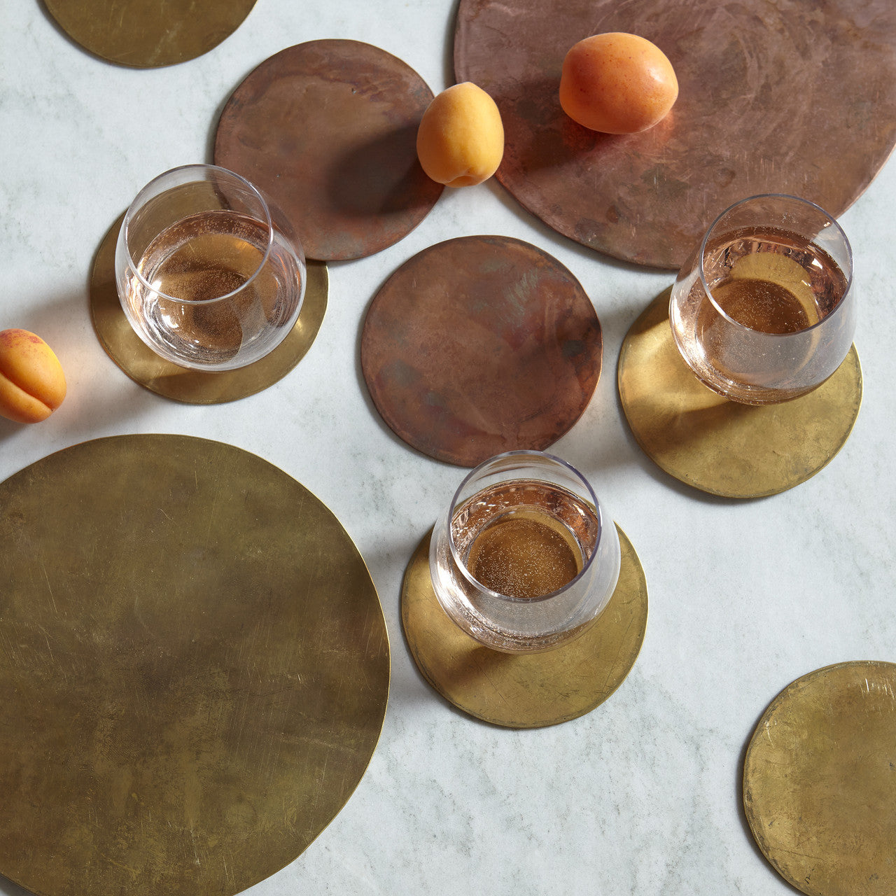 Copper Coasters, Set of 4
