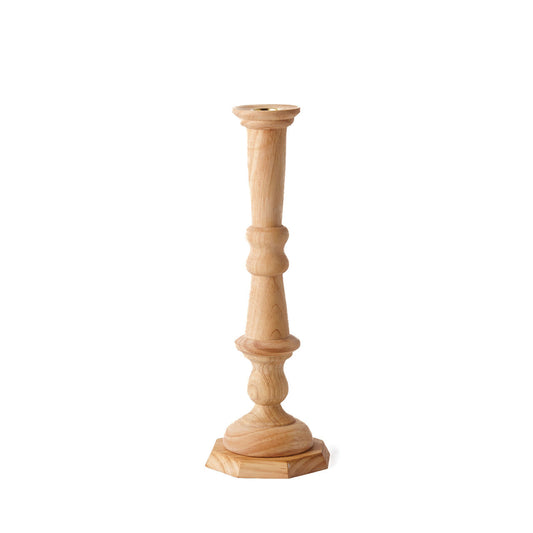 Georgian Candlestick, No. 2, Plantation Hardwood